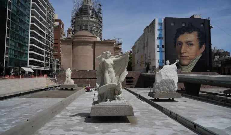 Estatuas de Lola Mora emplazadas en el Pasaje Juramento protegidas con la nanotecnología de PRS Performance de Tecnan