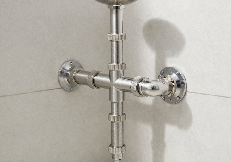 a man riding a skateboard down a street next to tall buildings