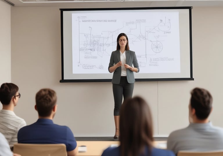 Close-up of campaign posters and branding materials in vibrant colors.