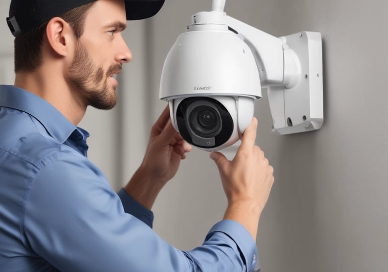 Close-up of a secure server room with glowing network cables and locks.