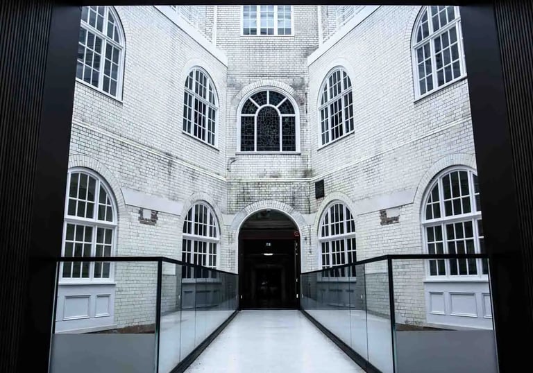 internal bridge at Lambeth Town Hall