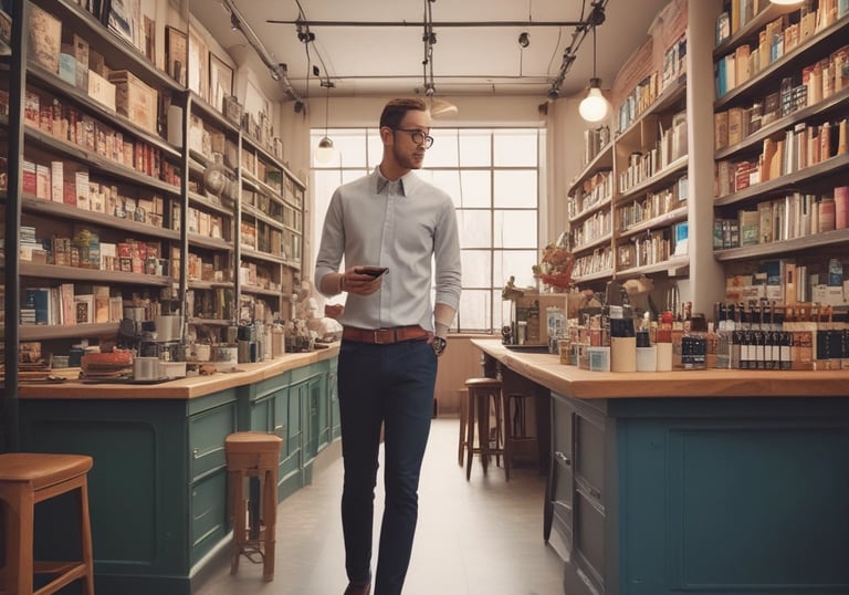 Exterior view of a Kicks R Chai outlet displaying traditional designs and welcoming seating area under a bright sky.