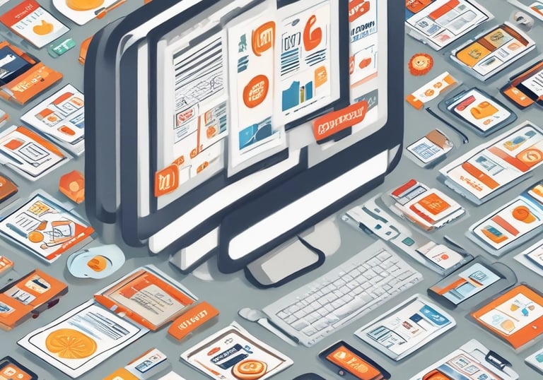 A cozy workspace with notes and sketches outlining a personal brand strategy.