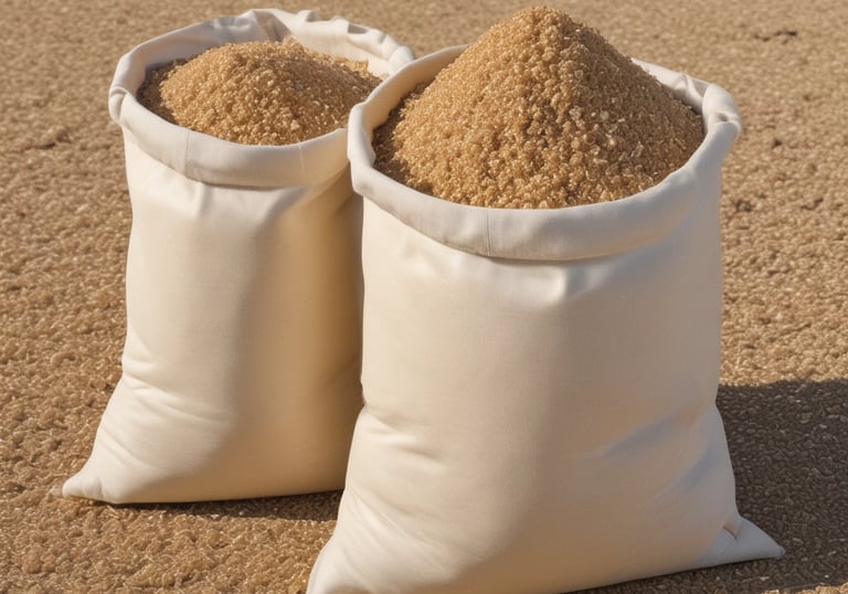 A delivery truck loaded with organic products ready to depart from a Bolivian warehouse.