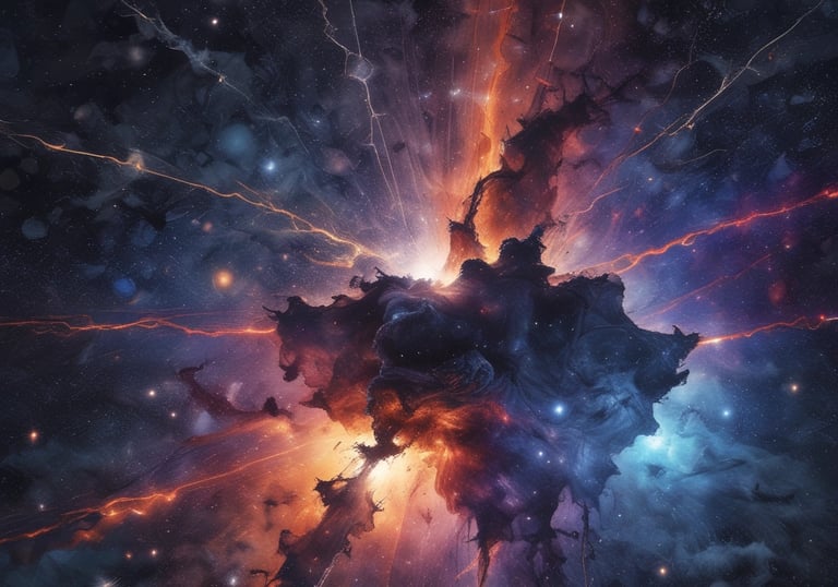 A person reading a printed astrology report with a thoughtful expression.