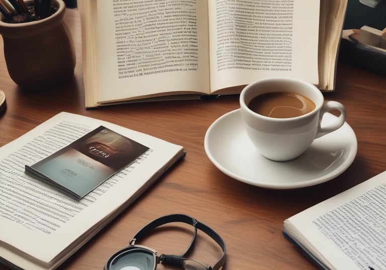 A speaker warmly addressing a small, attentive audience in a cozy setting.