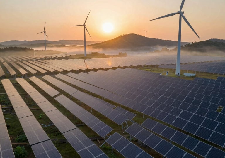 Construction workers and engineers collaborating on a harbor development site.
