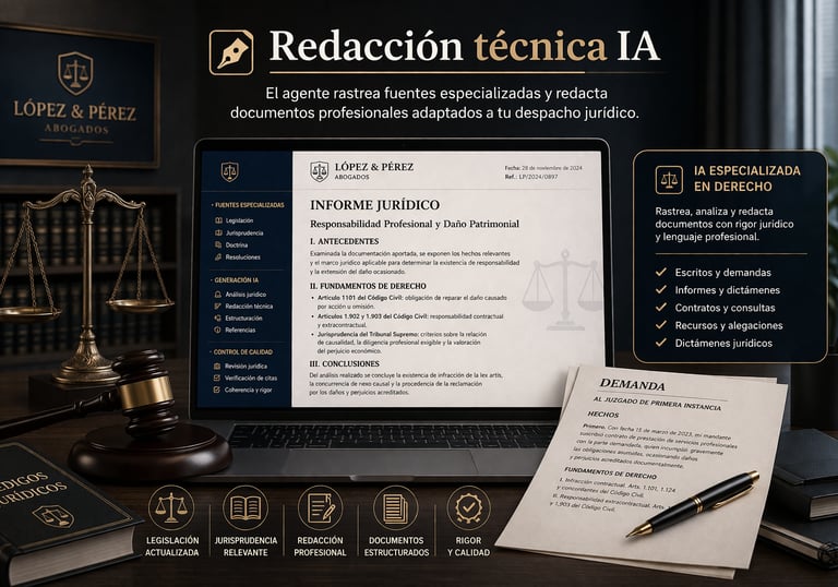 Redacción técnica IA