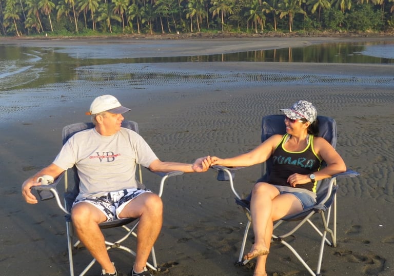 retired on the beach in the philippines