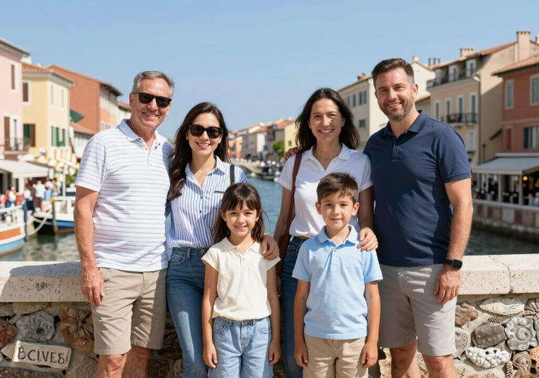 A traveler happily receiving assistance from a Kelana Voyages advisor via phone.