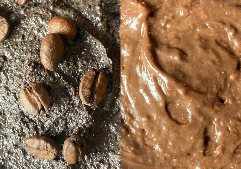 Coffee or Chocolate scrub. The best way to rid yourself of deadskin layers.