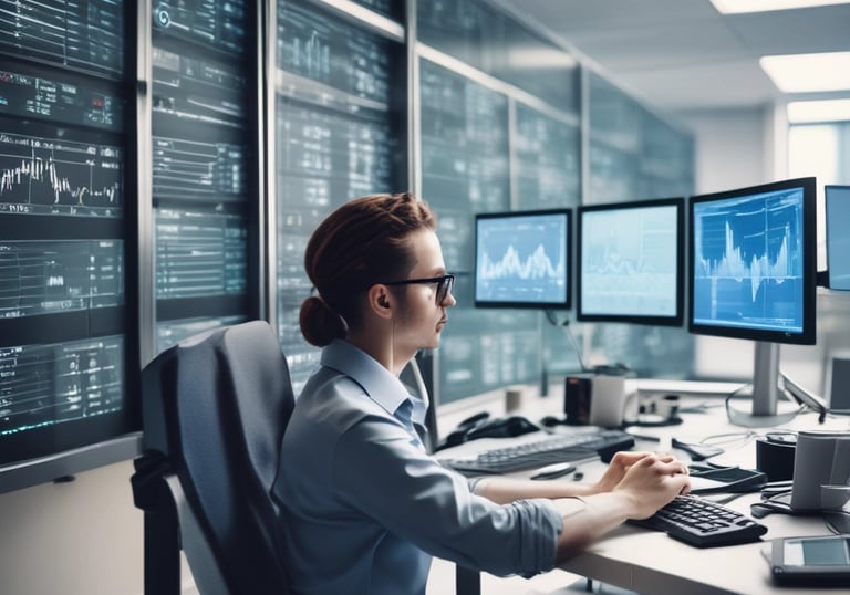 A visual representation of agile team collaboration.