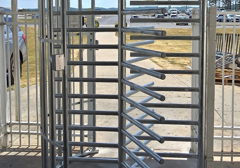Turnstile service and installation, automatic barrier arm gate service and installation, security 