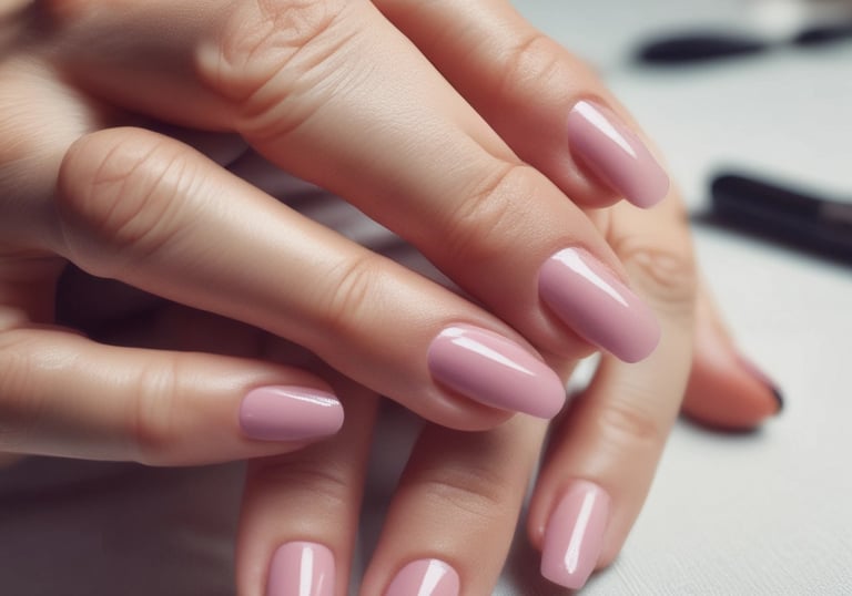 a man riding a skateboard down a street next to tall buildings