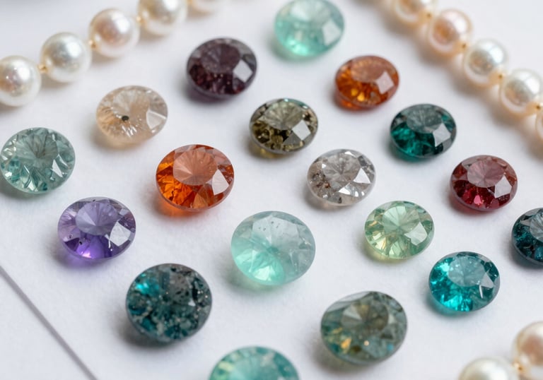 Hand holding a gold teardrop pendant with a pear-cut diamond and halo setting.