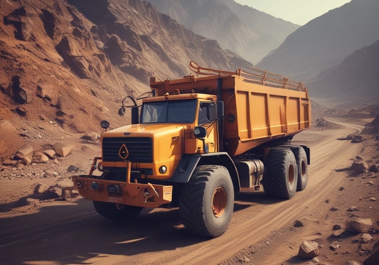 Photo of workers inspecting mineral samples in a modern laboratory setting.