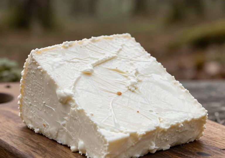 Minimalist food photography of three protein bars stacked neatly on a warm maize-colored wooden block. Natural side light creating soft shadows on a soft cream surface.