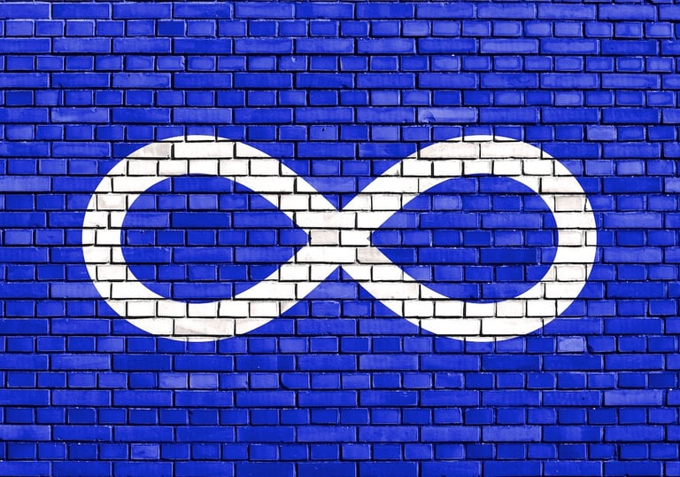 Métis infinity symbol representing Métis ancestry and heritage in Canada