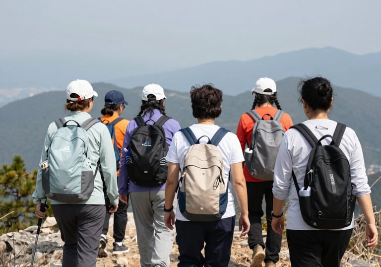 A candid shot of lezfinity members laughing around a cozy bonfire at dusk.