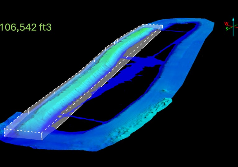stockpile measurement via LiDAR