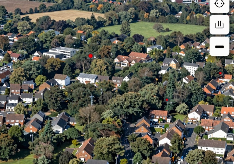 A clean, modern taxi parked on a quiet street in Epping at sunset.
