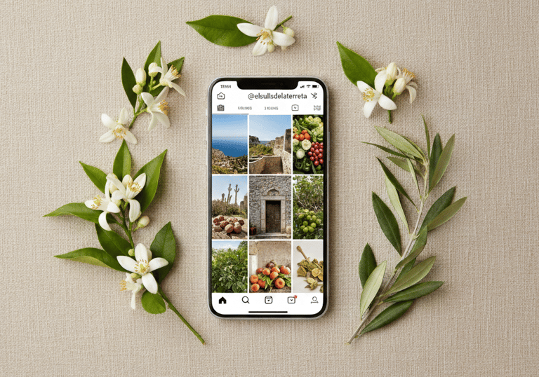 Ejemplo de creación de contenido estético para Instagram en iPhone