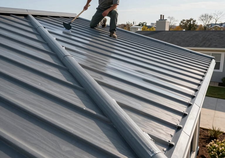 a man riding a skateboard down the side of a ramp