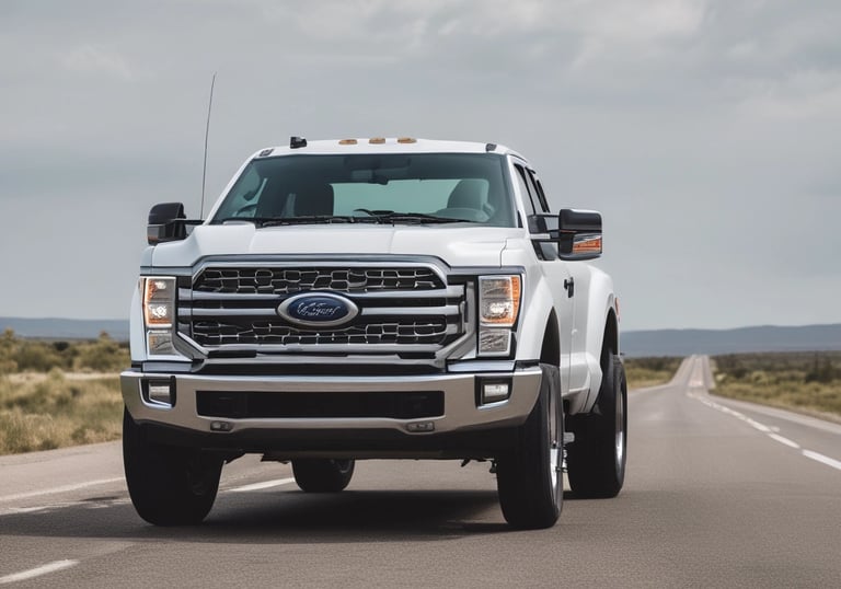 Photo of a sprinter van making a quick city delivery on a busy street.