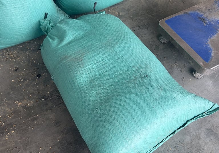 Rice husk ash for cement and concrete applications