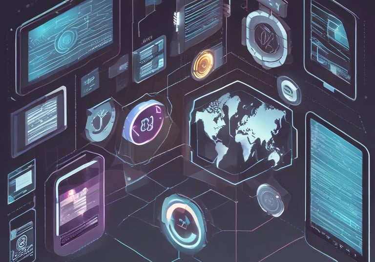 a man riding a skateboard down a street next to tall buildings