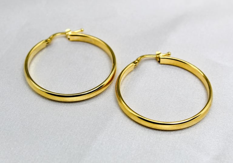 argollas clasicas de oro