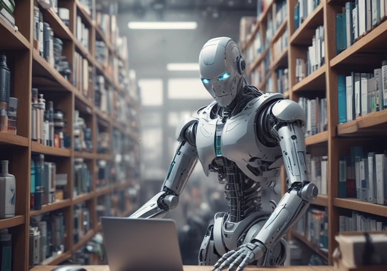 A close-up of hands typing on a laptop with a globe hologram hovering above.