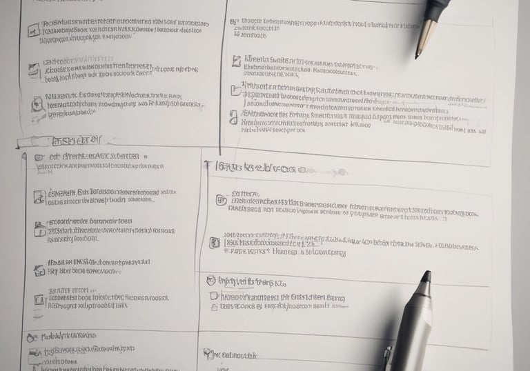 Team reviewing a data governance framework displayed on a tablet.