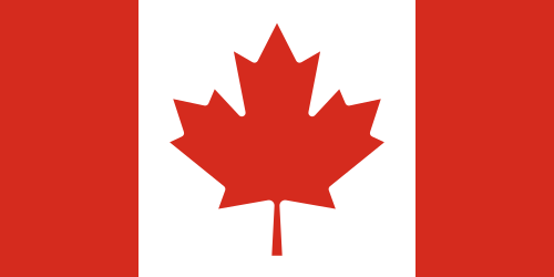 a canadian flag with a red maple leaf