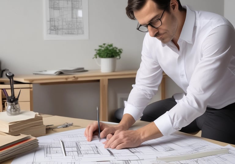 Beautifully designed backyard with lush greenery and stone pathways.