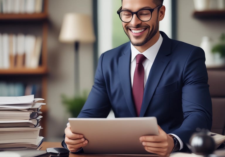 A sleek car cruising smoothly on a city street under clear skies.