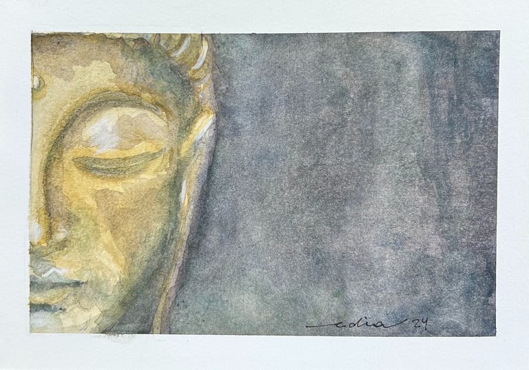 Watercolor painting by Chris Dias Koot. Others Collection