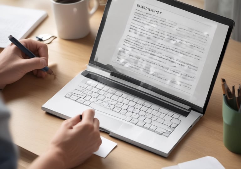 a man riding a skateboard down a street next to tall buildings