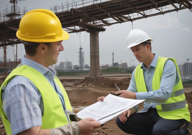 Close-up of sorted construction materials ready for recycling.