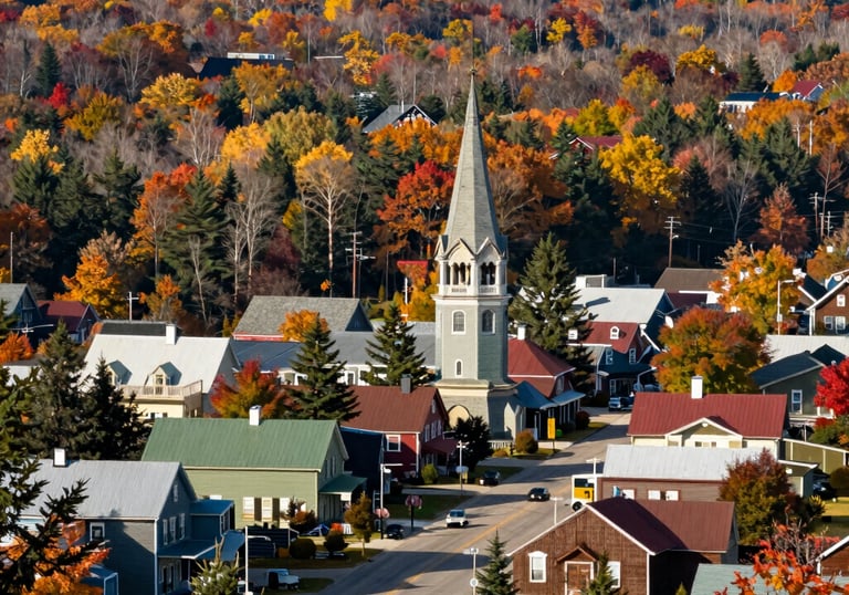 A charming map of Epping highlighting local shops and parks near Pear Tree Lane.