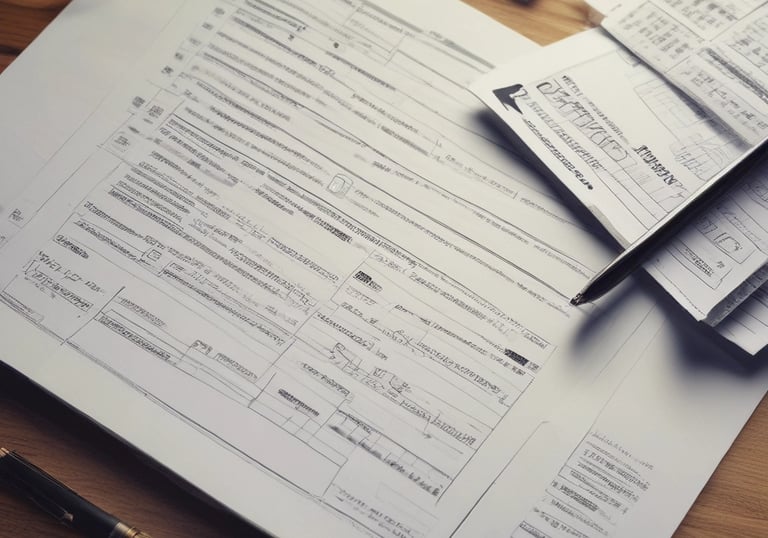 Minimalist private client portal interface displayed on a sleek, dark screen.