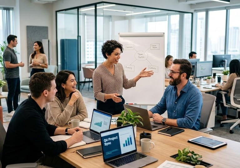 Communication during process