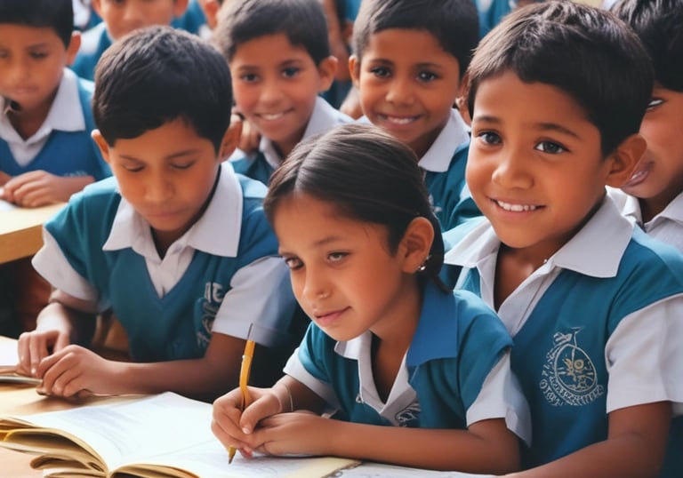 A community meeting with the candidate engaging warmly with diverse local residents.