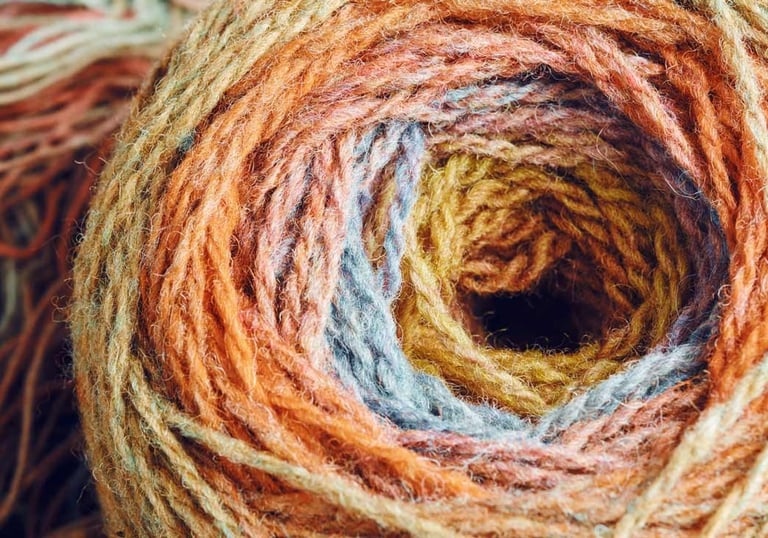 estambre algodon de muchos colores