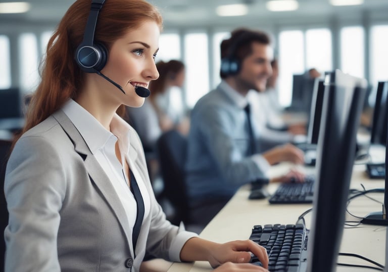 Delivery van speeding through city streets with packages loaded inside.