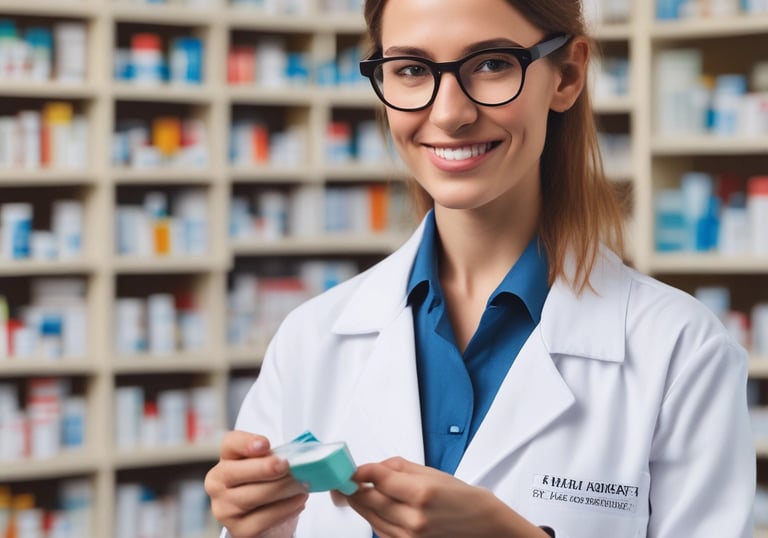 A group of smiling community members receiving health checkups at a local event.
