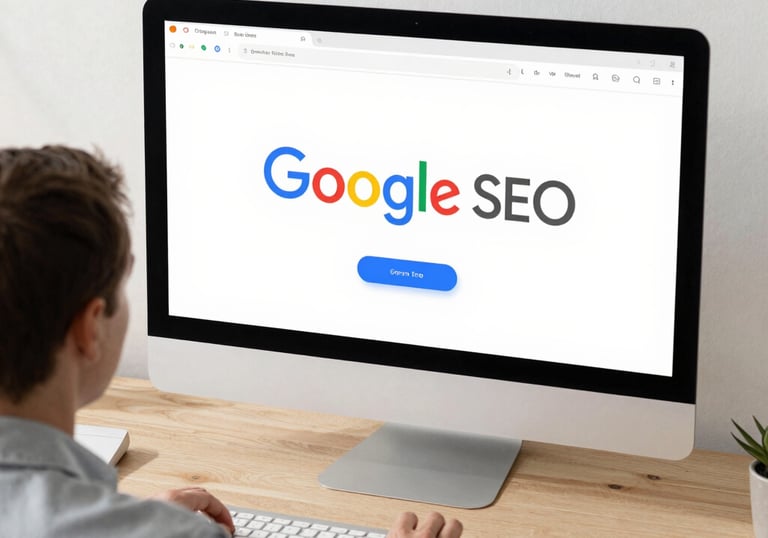 Modern SEO consulting icon with sleek design and soft shadows
