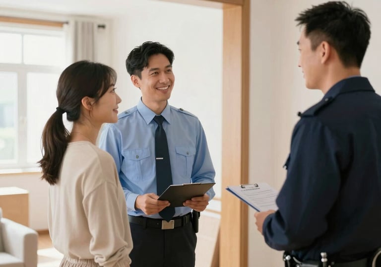 Close-up of a detailed home inspection report with photos and notes.