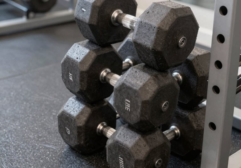 A sweaty, proud individual post-workout, showing strength and no regrets.