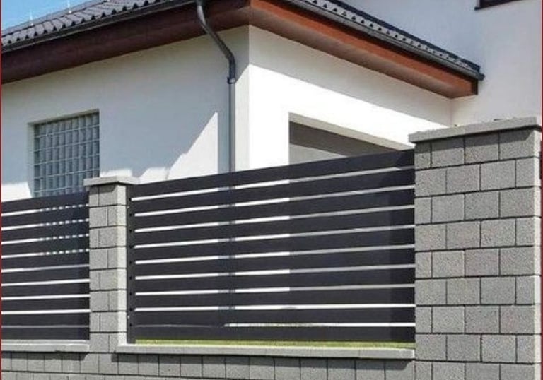 din bolțari zid de beton, exemplu de structură de rezistență